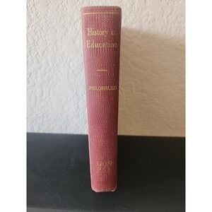 1859 Antq Book "History & Progress Of Education" Philobiblius Barnard A.S Barnes